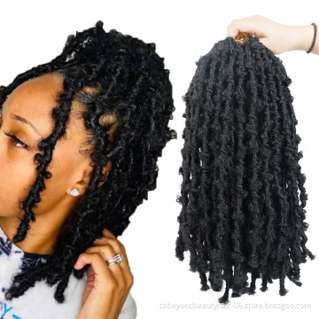 water wave hair bohemian Locs natural  Distressed Butterfly Locs Synthetic Braiding Hair